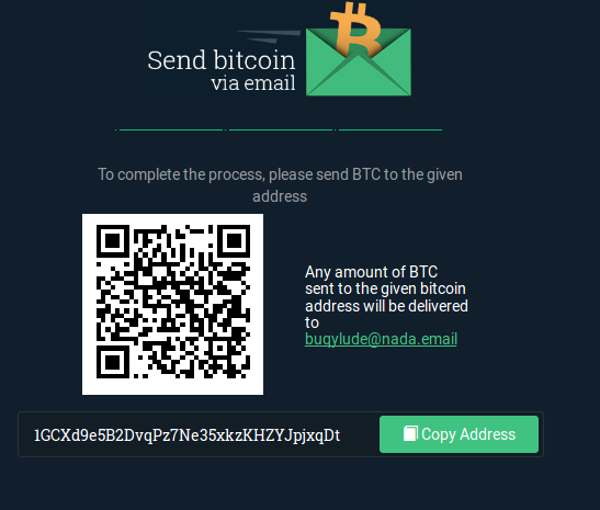 send btc to bitcoin address