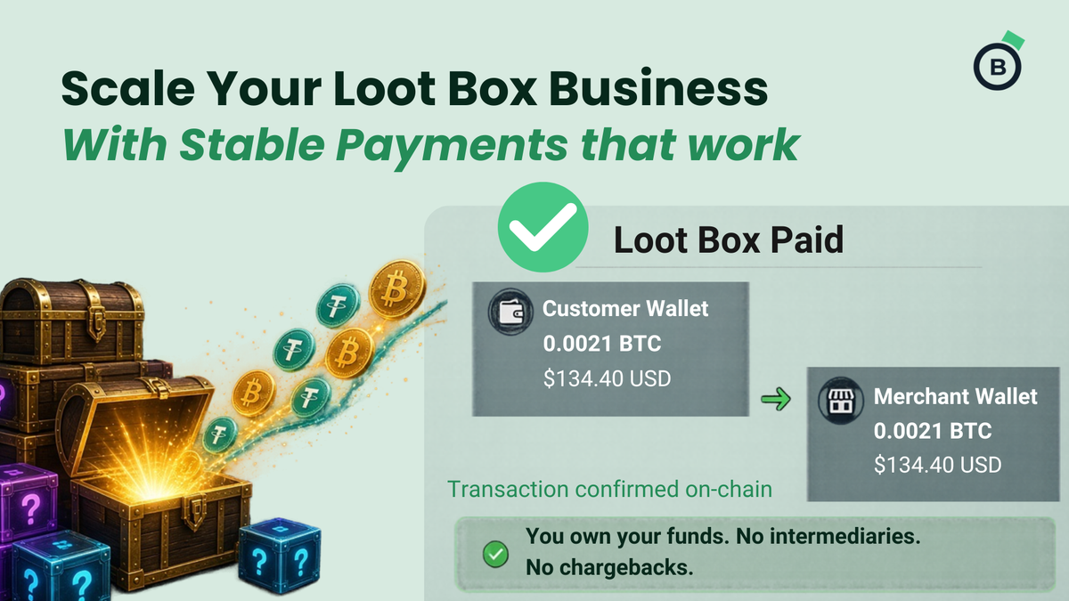 Best Crypto Payment Gateway for Loot Box and Mystery Box Businesses