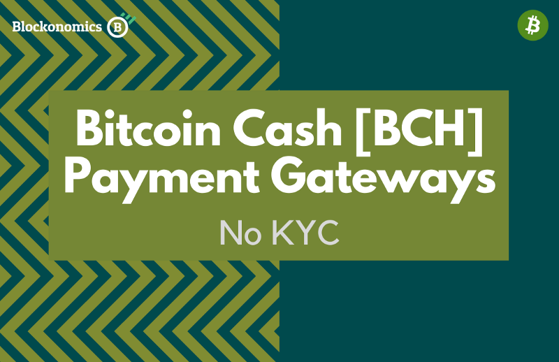 Top 5 Bitcoin Cash (BCH) Payment Gateway [No KYC] — 2021