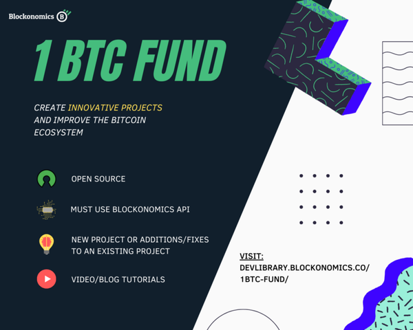 How to get funded for your Blockchain project — 1 BTC Fund